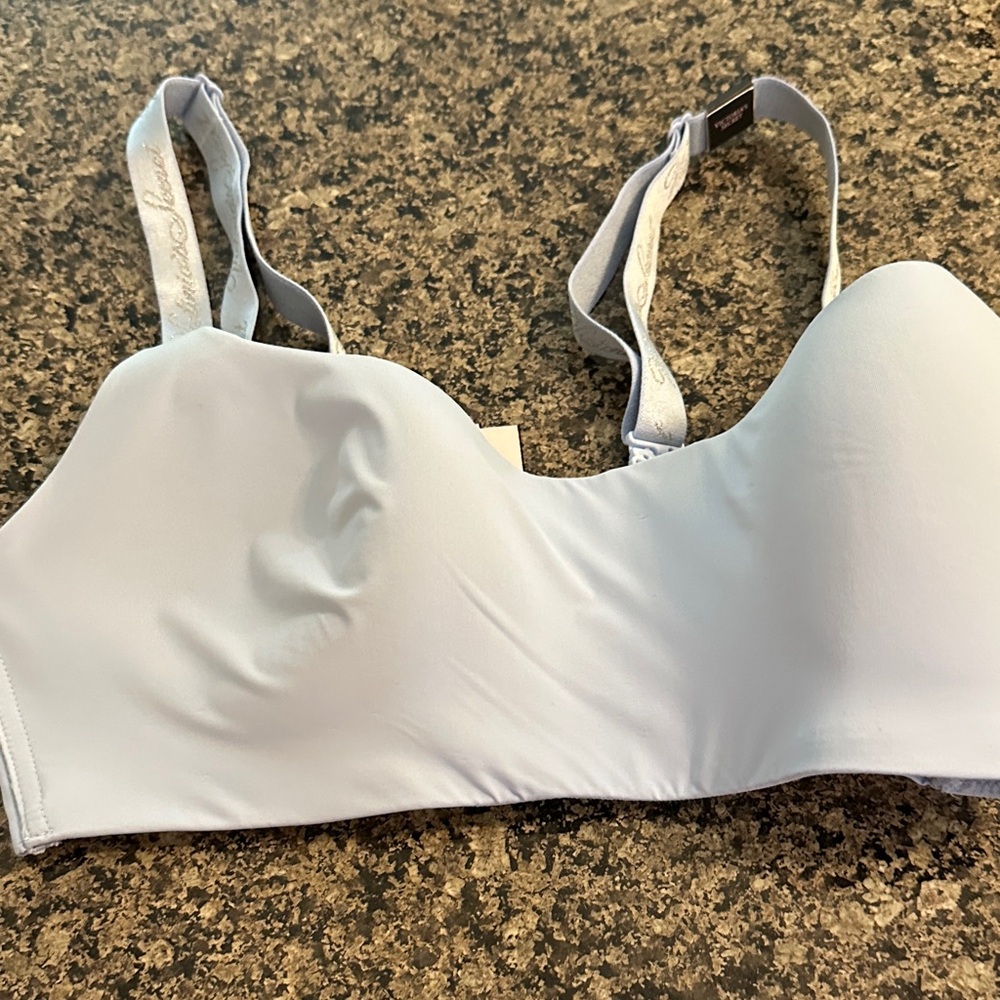 Victoria’s Secret lined balconet 32D Light Blue Bra